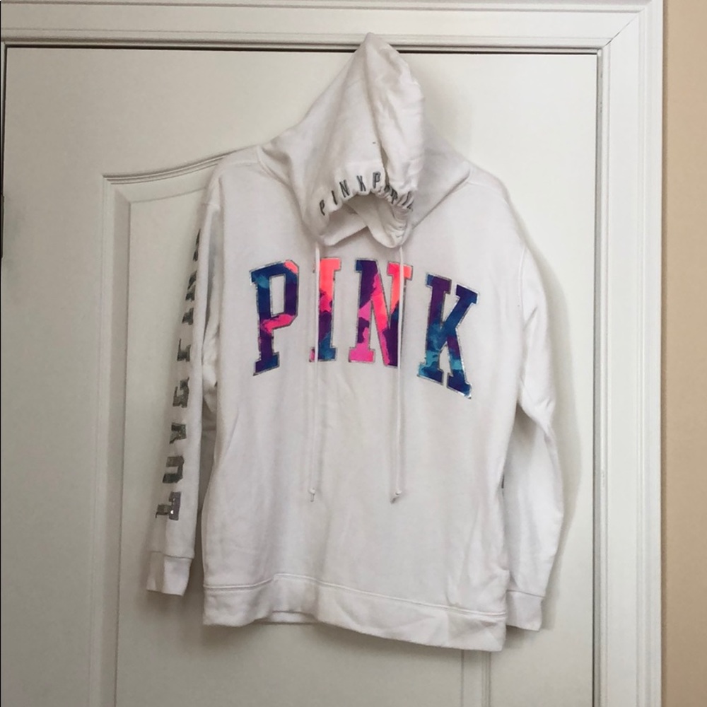 Super cute tie dye PINK hoodie